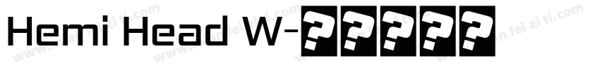 Hemi Head W字体转换